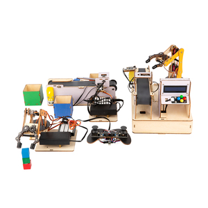 ACEBOTT fai da te Kit di fabbrica intelligente braccio robotico programmabile e progetti di apprendimento dell'automazione per principianti ESP32 <span class=keywords><strong>Arduino</strong></span> IOT Blockly