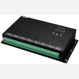 Controlador secundario compatible con DMX512 Controlador LED de 8 puertos sin conexión para DMX512RGB Led Pixel Light Led Linear Light RGB Controller - Product Image 5