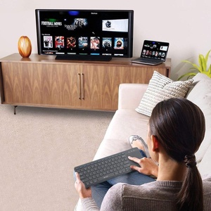 Miniteclado inalámbrico con panel táctil, 2,4G, para Android, smart tv box, PC, portátil, HTPC, azerty, árabe, español, ruso - Product Image 2