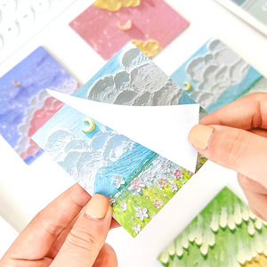 2024 Spot Can Send Factory Sales Girls <strong>Like</strong> <strong>It</strong> Scenery Notes Hand Accounts Face Value Messages Stickers Notes n Times Stickers - Product Image 4