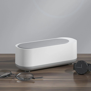 ドロップシッピングホットセールポータブル電気メガネ洗浄機クリーナー360度オールラウンドディープクリーニング