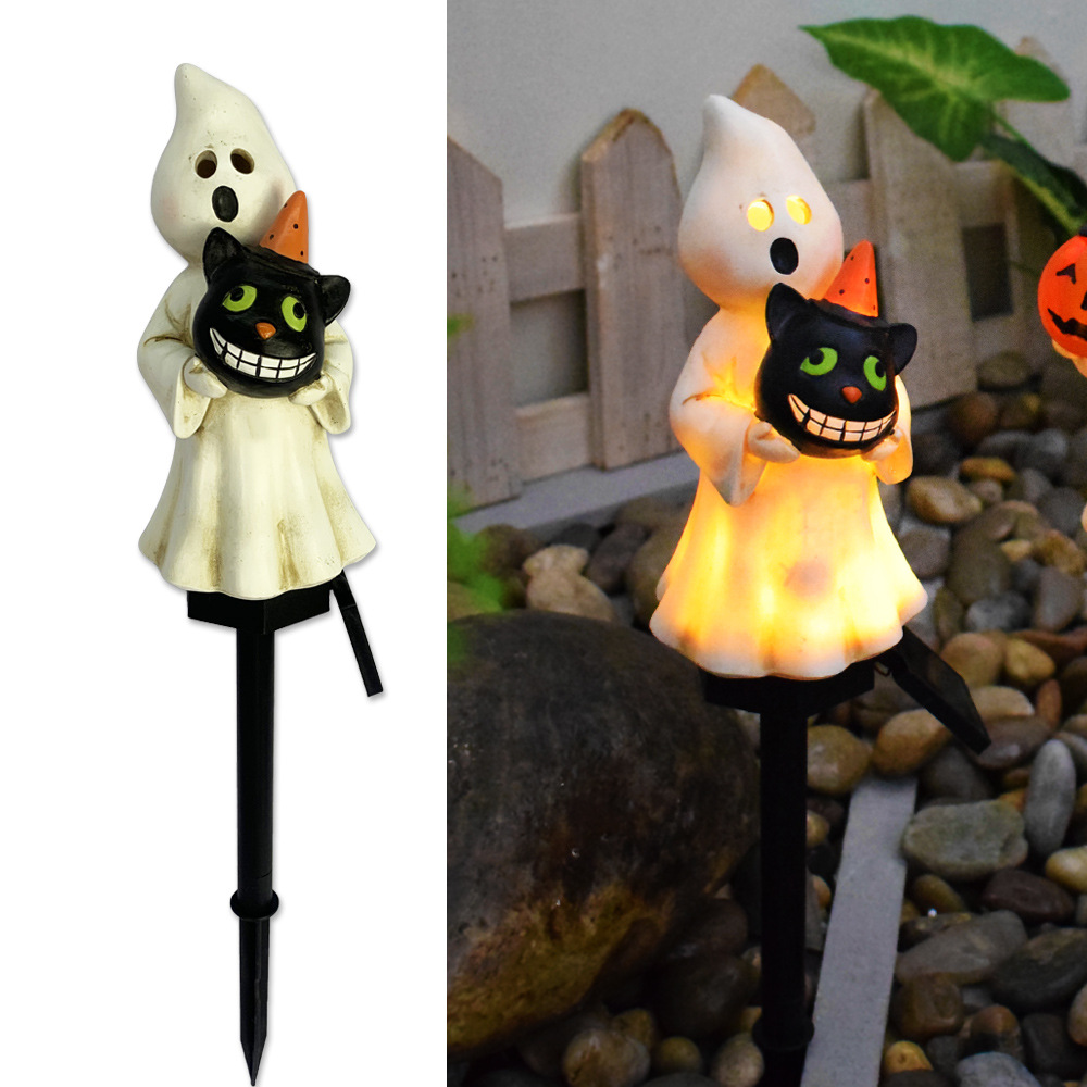 Ghost with a cat head