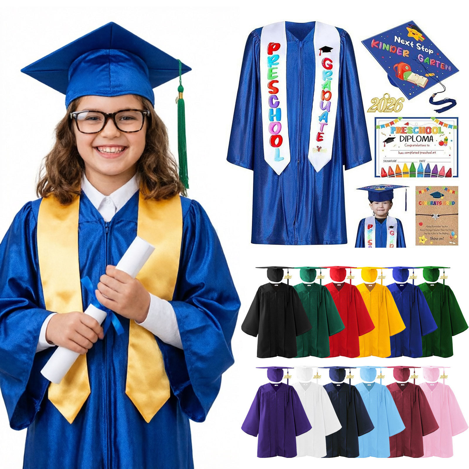Togas de graduación para niños