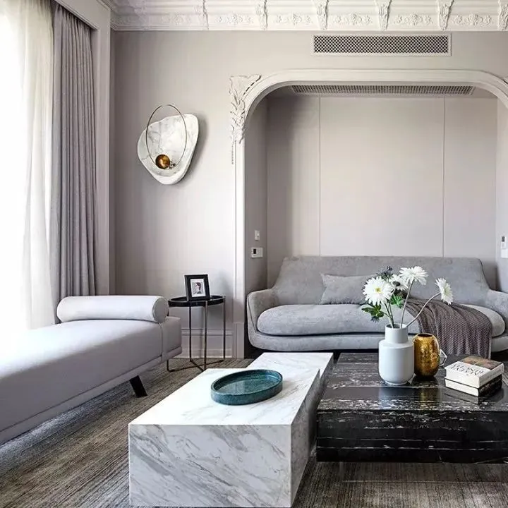 Sanhai Piso Plano Layout 3D Renderização Estilo Francês Moderno Apartamento Villa Architectural Full House Interior Design Services