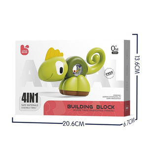 Chengji eğitim bebek etkileşimi oyun oyuncaklar DIY montaj bukalemun bilişsel oyunlar eğitici oyuncaklar çocuklar için öğrenme - Product Image 5