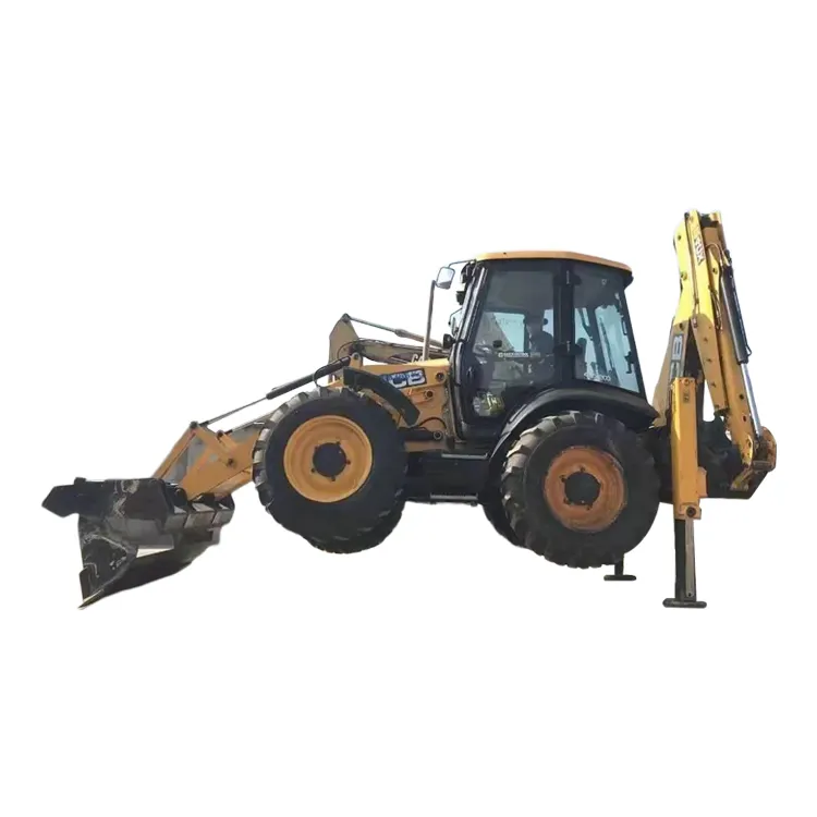 Jcb 4CX backhoe loader backhoe loader Trung Quốc 4ton xô và Digger để bán trong kho