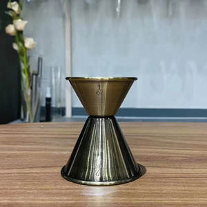 RTS en çok satan paslanmaz çelik Jigger tedbir kokteyl Shaker seti Bar araçları çin'den ithal içecek ölçümü için - Product Image 4