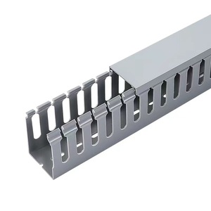 PXC-2540 quadrato grigio ritardante di fiamma in PVC cavo di trunking elettrico scanalato in pvc condotti di cablaggio