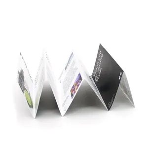 定制快速运输半折小册子传单海报服务DL传单印刷 - Product Image 3