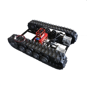 รถขนย้ายยางแบนอเนกประสงค์ขนาดเล็กช่วงล่างรถตีนตะขาบควบคุมระยะไกล - Product Image 6