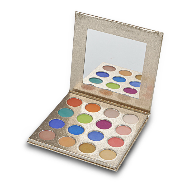 Scatola vuota in oro Glitter a 16 colori
