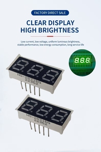 3-stellige LED 0,28-Zoll 7-Segment-Digitalanzeige Rot/Weiß/Blau/Gelb LED-Digital röhre Gemeinsame Kathode und Anode - Product Image 3