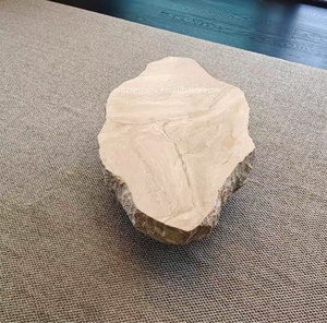 Màu be tự nhiên travertine trong nhà Bàn cà phê rắn khối retro bàn trà cho phòng khách - Product Image 6