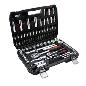 94 adet soket alet takımı oto tamir Vde güç Tool Kit cırcır kolu uzatma çubuğu Bit tutucu Hex anahtar anahtarı kombinasyonu araçları - Product Image 5