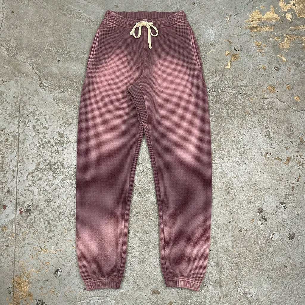 Pantalon de survêtement violet à bande aux chevilles