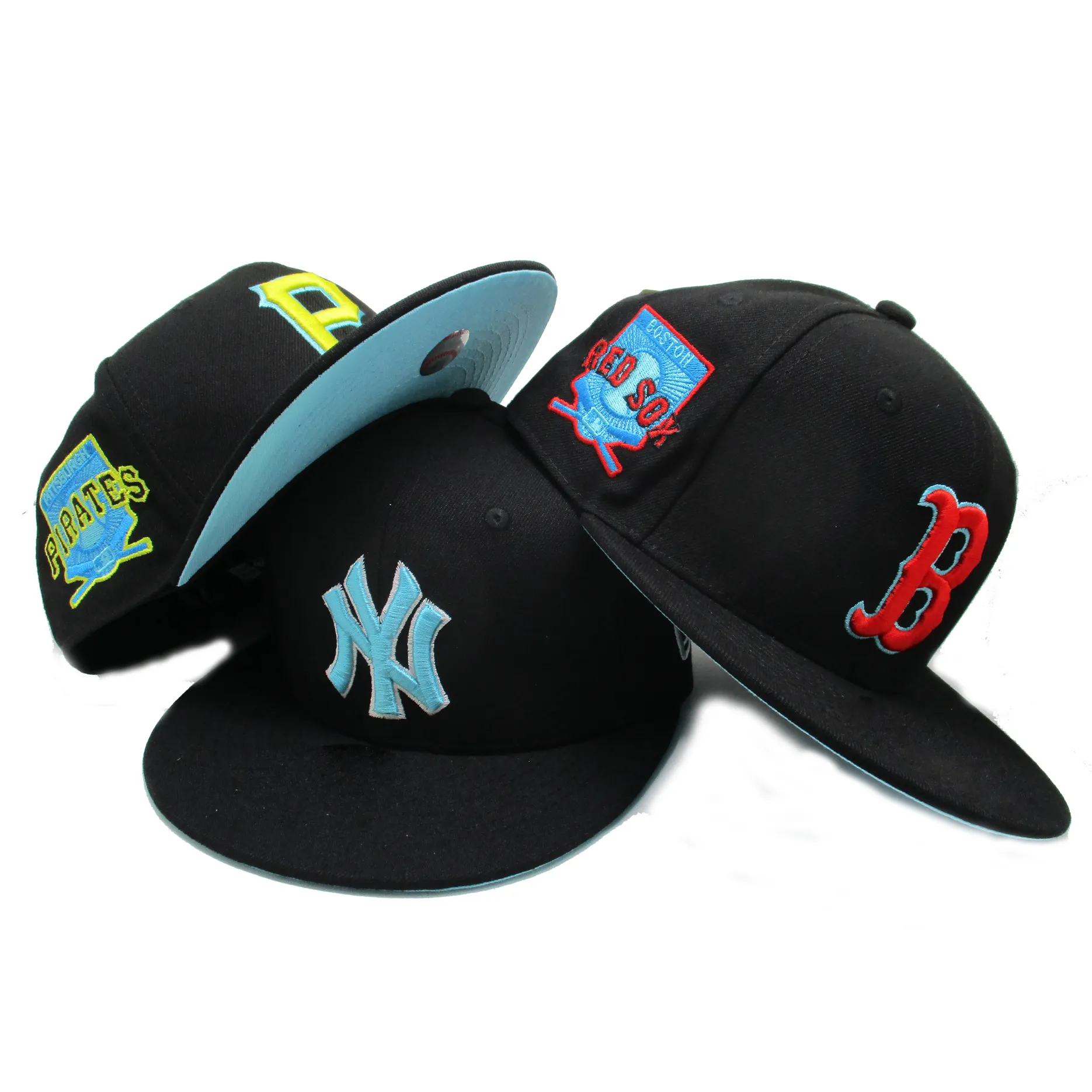 2405 logotipo personalizado al por mayor a granel 3D bordado moda deportes Snapback béisbol hombres de lujo 6 paneles gorra ajustada lisa