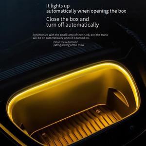 Yeni araba ön gövde Led ortam ışığı iç aydınlatma Tesla modeli Y Tesla modeli 3 ortam ışığı - Product Image 4