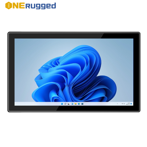 P21J Rugged Fanless Server 21.5 Inch Industrial Tablet Panel PC Touch Screen IP65 Win10/11 <strong>RS232</strong> RJ45 USB All in One <strong>Computer</strong> - Product Image 3