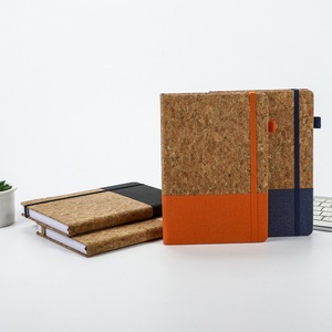 Cuaderno de Cuero de Corcho con Banda Elástica, Cuaderno de Oficina y Negocios, Diario de Papel Grueso, A5 y A6 - Product Image 1