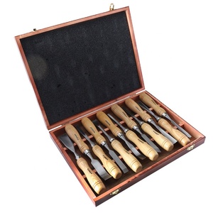 12pcs Woodworking <strong>Chisel</strong> Set Wood <strong>Chisel</strong> <strong>Tool</strong> Set Turning <strong>Tools</strong> Lathe Carving Hand <strong>Chisel</strong> with Storage Case - Product Image 1