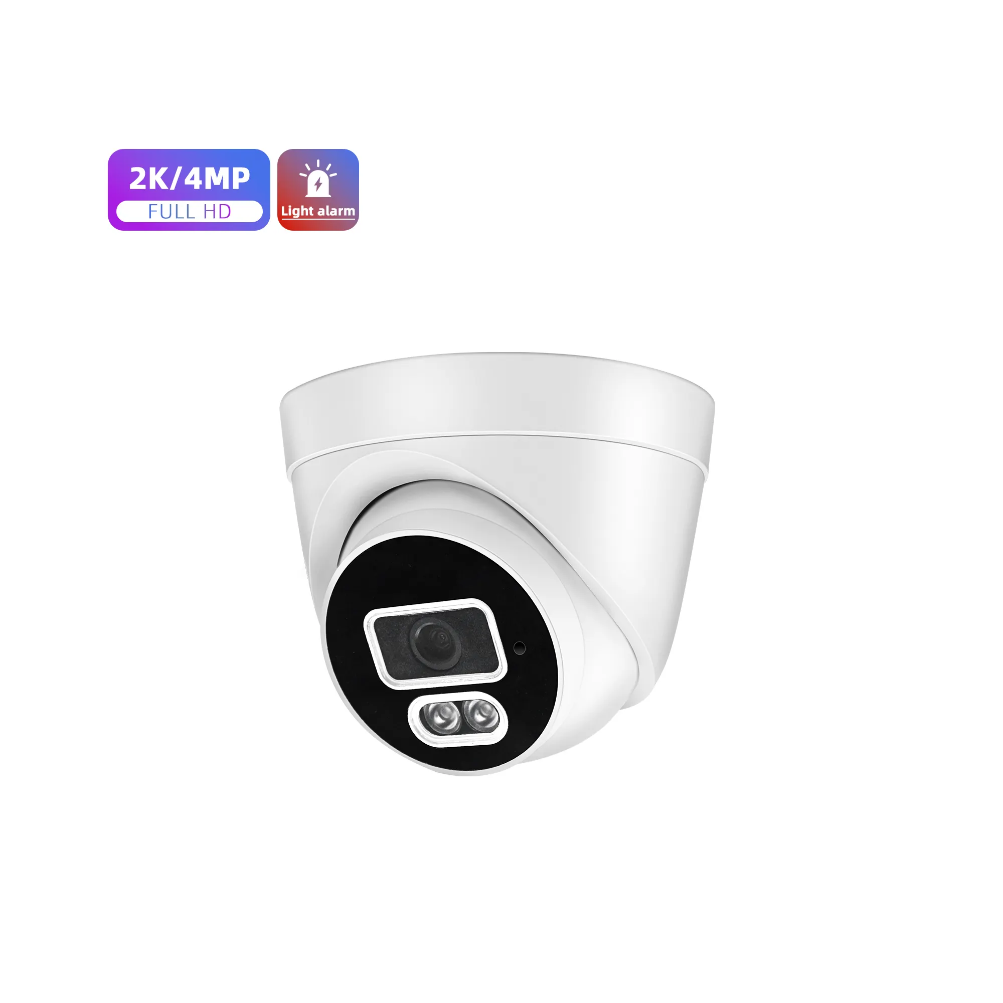 4MP IP POE Caméra P2P Humanoïde Détection Microphone Haut-Parleur Caméra Ip Intérieur Dôme Sécurité Surveillance App Seetong