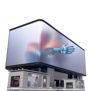 חיצוני בניין משטח עירום עין 3D <span class=keywords><strong>LED</strong></span> מסך קיר