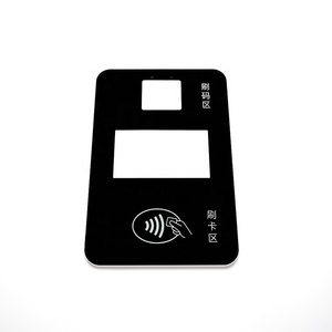 Werkspreis intelligenter elektrischer durchsichtiger Licht-IC-Schalter Karte QR-<span class=keywords><strong>Code</strong></span> gehärtetes elektronisches Glaspaneel für Öffentlichen Bus-Validator