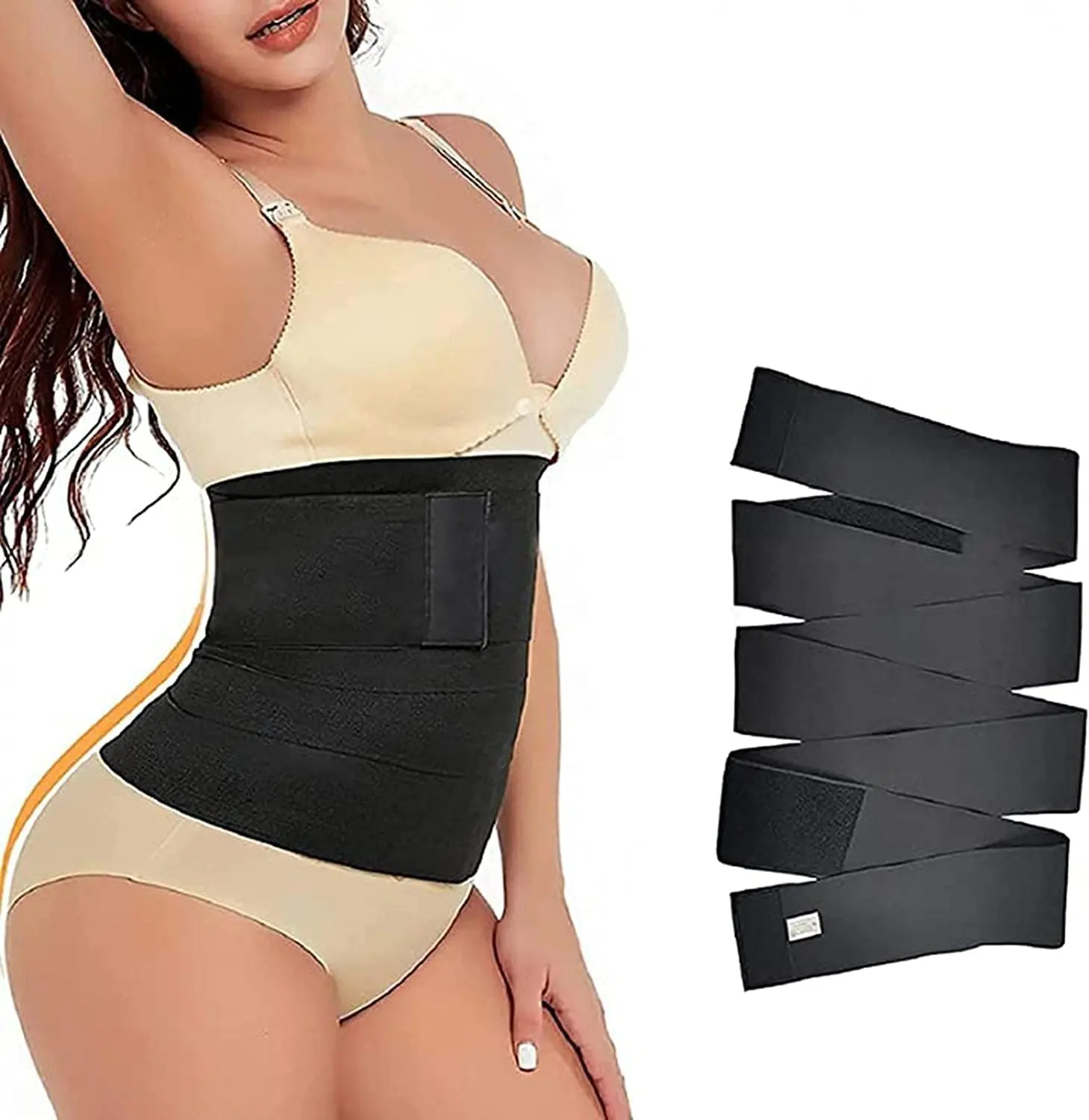 Best Seller Body Shaper Belt Wrap Waist Bandage Tummy Wrap Trainer Lumbar Waist Support Belt