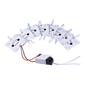 220V 12V 3030 Diffuse Reflection <strong>LED</strong> Module 68 * 68mm 4led square Light Sheet Soft Film Ceiling Light Sourcet Box Light Source - Product Image 6