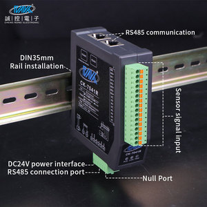 Módulo de adquisición analógica con voltaje de 0-10V y entrada de corriente de 4-20mA RS485 y compatibilidad de red Ethernet/IP
