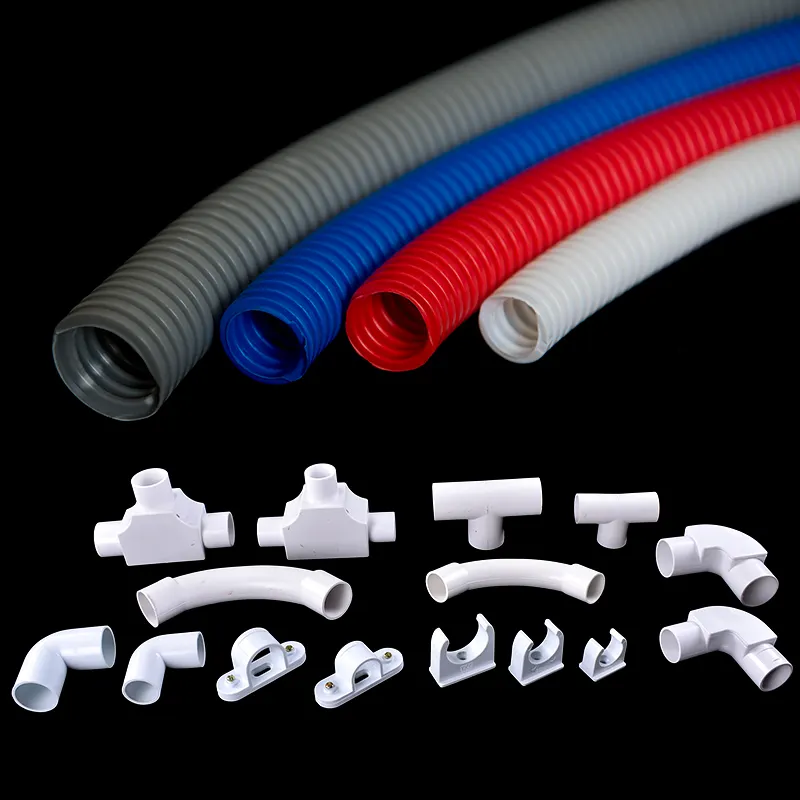 Fornecedor Catálogo de Preços Conduto Rosca Tubulação Plasitc Tubo Eletroduto de PVC Cabo de Fiação Acessórios Lista de Preços de Tubos de PVC
