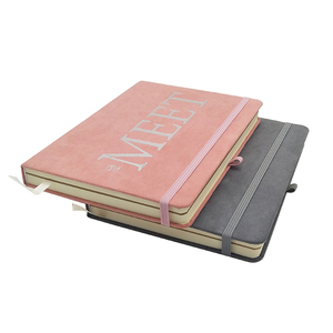 Impresión personalizada banda elástica personal A5 Tapa dura cubierta de tela planificador diario cuaderno con logotipo - Product Image 2