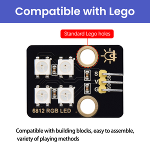 Modulo LED elettronico di alta qualità con (out) Shell compatibile con Lego 6812 modulo LED RGB per Arduino
