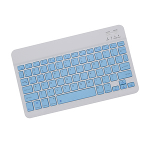 Mini teclado Bluetooth, teclados coloridos inalámbricos para teléfono inteligente, teclado inalámbrico