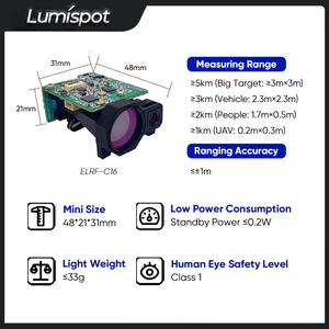 Lumispot Hoge Nauwkeurigheid 3000M Slimme <span class=keywords><strong>Laser</strong></span> Afstandsmeter Module - Product Image 2