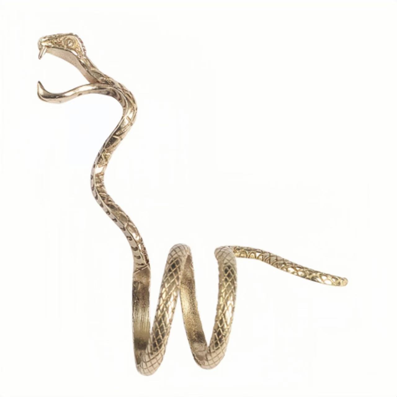doré - Long serpent sinueux