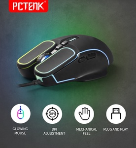 XM57 Neuankömmling Programmier bare RGB-Software anpassen Coole OEM Optical Gaming Mechanische Tastatur Maus
