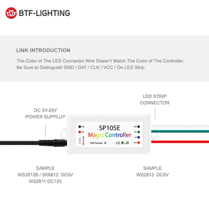 Пульт дистанционного управления светодиодной лентой WS2811 SP105E - Product Image 2