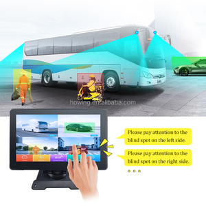 IP67 Waterproof Truck Dash Camera <strong>Monitor</strong> 7-Inch HD Screen-Anti-Static Touch 2 Channel CVBS <strong>Input</strong> 9-36V for Heavy Duty Vehicles - Product Image 4