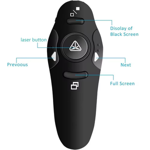 2,4 GHz Wireless Presenter mit USB-Empfänger 15 m Reichweite Roter Laserpointer für Windows Mac Linux Wireless-Verbindung - Product Image 5