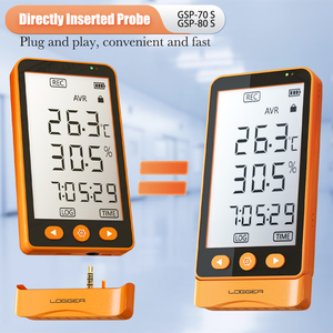 AIKESI GSP-80S USB <strong>Data</strong> <strong>Logger</strong> With Display and Integrated <strong>Temperature</strong> and Humidity Probe - Product Image 2