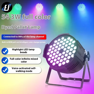 ความสว่างสูง54x3W RGB LED ปาร์ตี้ DJ สีเต็มเวทีแสง PAR สำหรับดิสโก้ DJ ปาร์ตี้งานแต่งงานงานอีเว้นท์ - Product Image 3