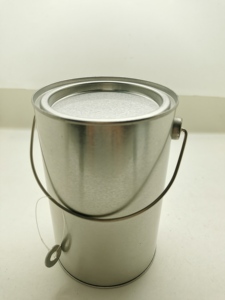 直接工厂 200毫升小金属油漆罐与手柄 - Product Image 2
