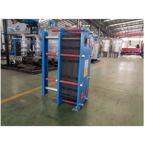 Sıvı sıvı soğutma için endüstriyel sıvı plaka ısı değiştirici soğutma ısı alışverişi ekipmanı paslanmaz çelik - Product Image 6