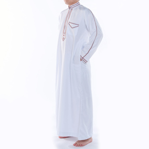 En çok satan islam giyim erkekler Thobe müslüman arap Thobe toptan jubba erkekler için islam erkek giyim thobe - Product Image 5