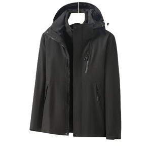 定制高品质<span class=keywords><strong>3</strong></span>合<span class=keywords><strong>1</strong></span>保暖风衣防水冬季户外登山最佳透气徒步夹克男装