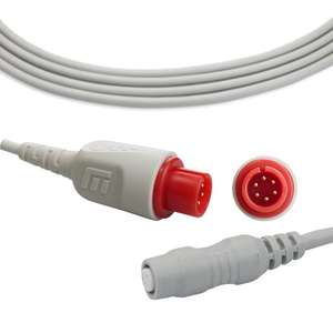 Kabel medis: kabel IBP 6-pin konvensional, kabel adaptor IBP yang kompatibel dengan monitor Mindray, perlengkapan medis - Product Image 1
