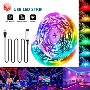 5V 3M 24 Keys รีโมทคอนโทรล IR นำ5050ที่มีความยืดหยุ่น RGB นำแสงชุดไฟ IP65 USB ในร่มสายตกแต่ง - Product Image 6