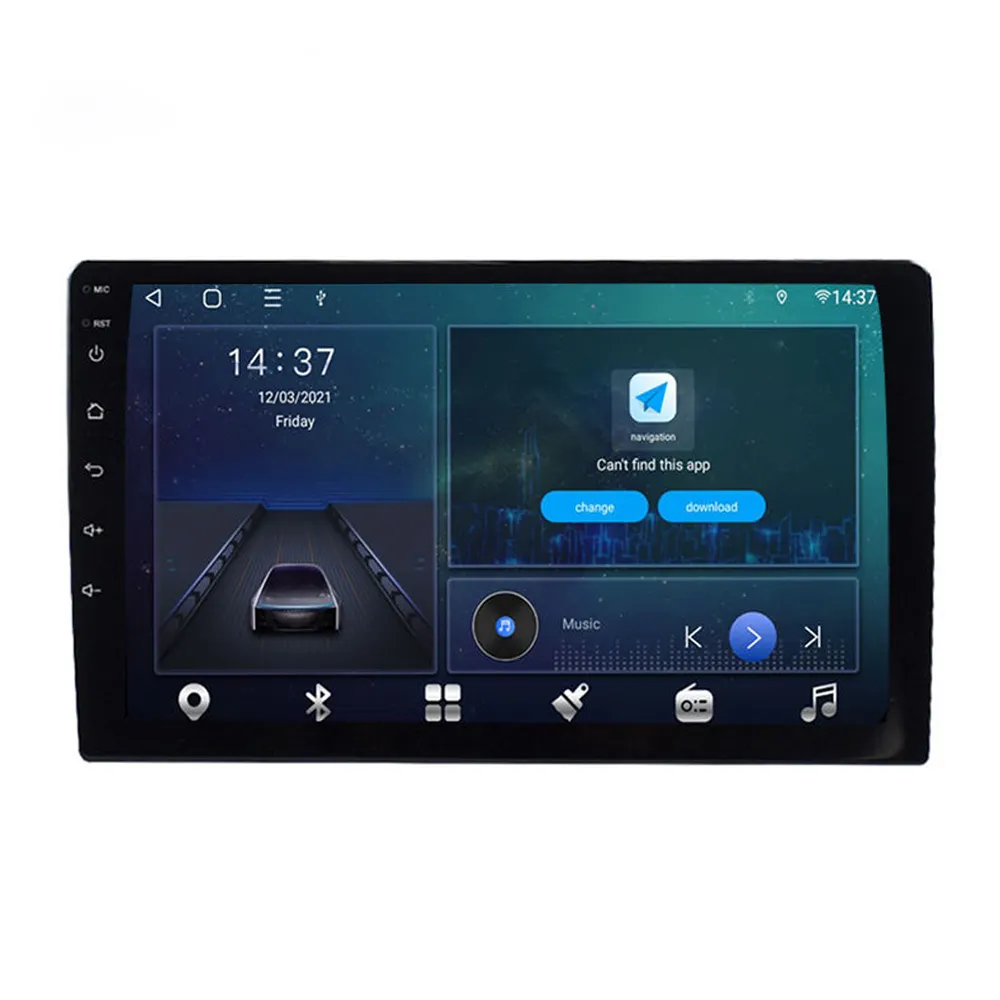 8 Core 36 Band Equalizer Android Auto Carplay 2 Din Autoradio AM FM RDS Stereo