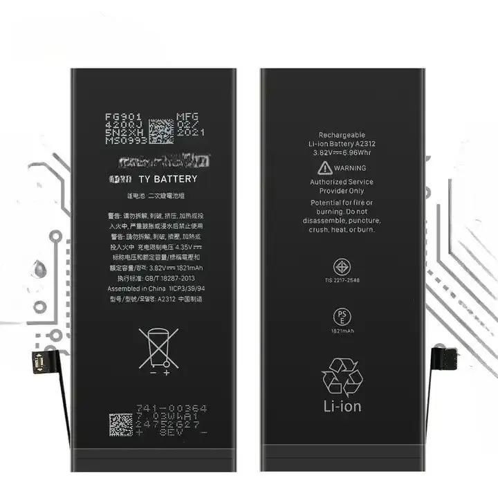 Mobile Lithiumbatterien Batterie für Apple iPhone 4 4S 5 5C 5S SE 6 6P 6S 6SP 7 7P 8 8P PLUS X XR XS 11 12 PRO MAX Werkspreis